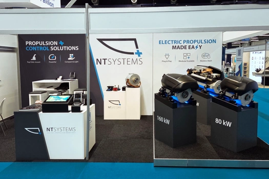 Refreshed NT Systems stand design at Metstrade 2025